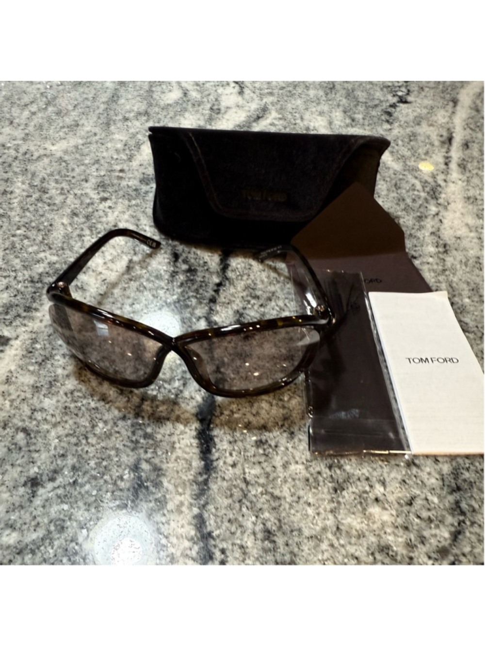 Tom Ford TF 1069 Brown Sunglasses - Picture 8 of 9